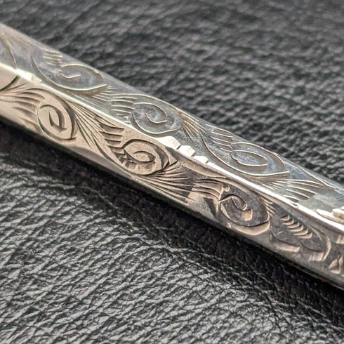 1919 British Antique Sterling Silver Pencil Holder FRANCIS WEBB